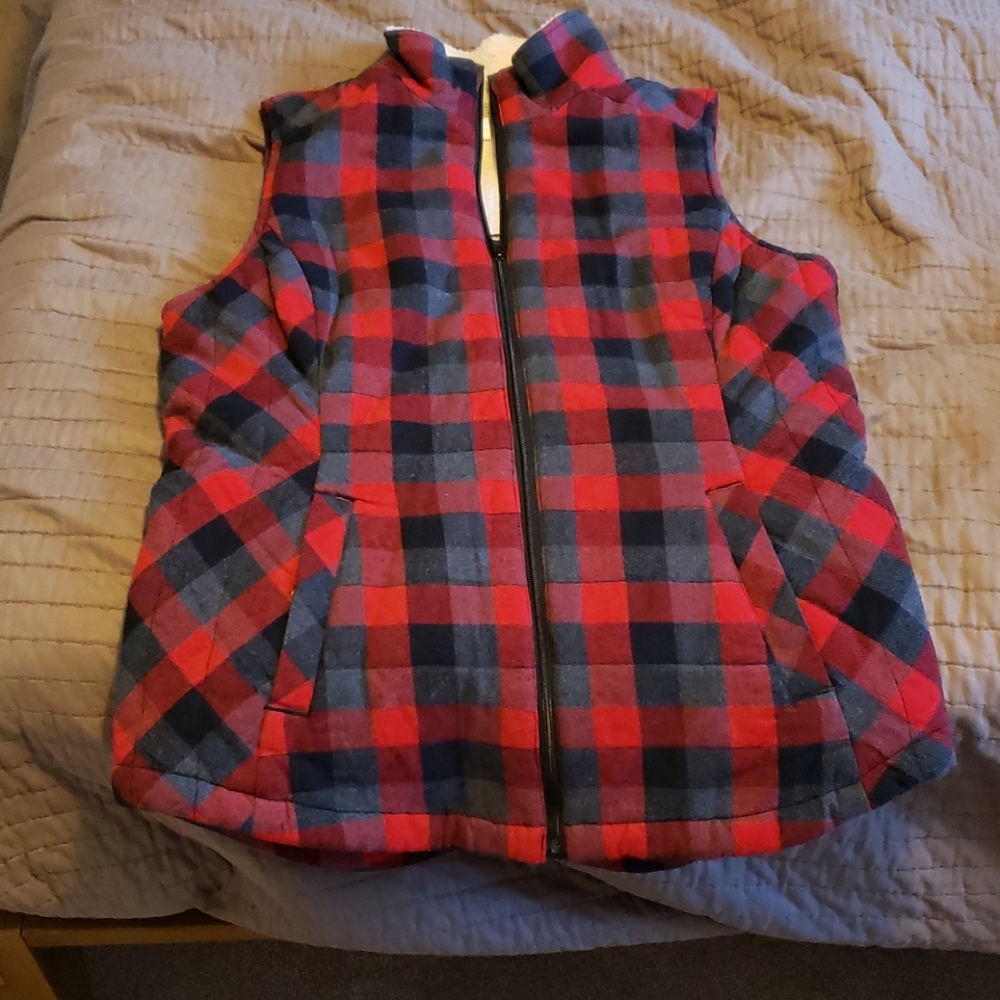 Duluth Trading Buffalo Plaid Vest